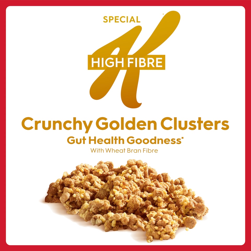 image 1 of Kellogg's Special K High Fibre Crunchy Golden Clusters Cereal 360g
