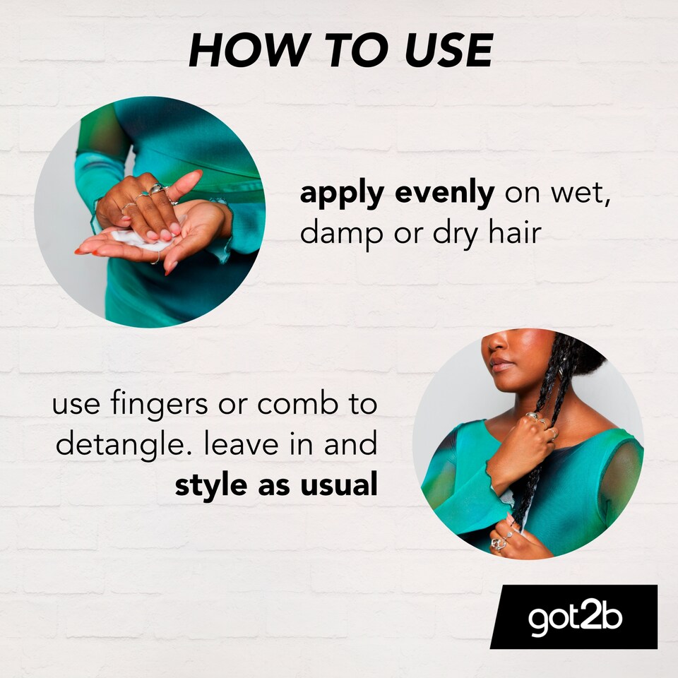 image 1 of got2b CURLZ Moisturising Detangler Cream 200ml