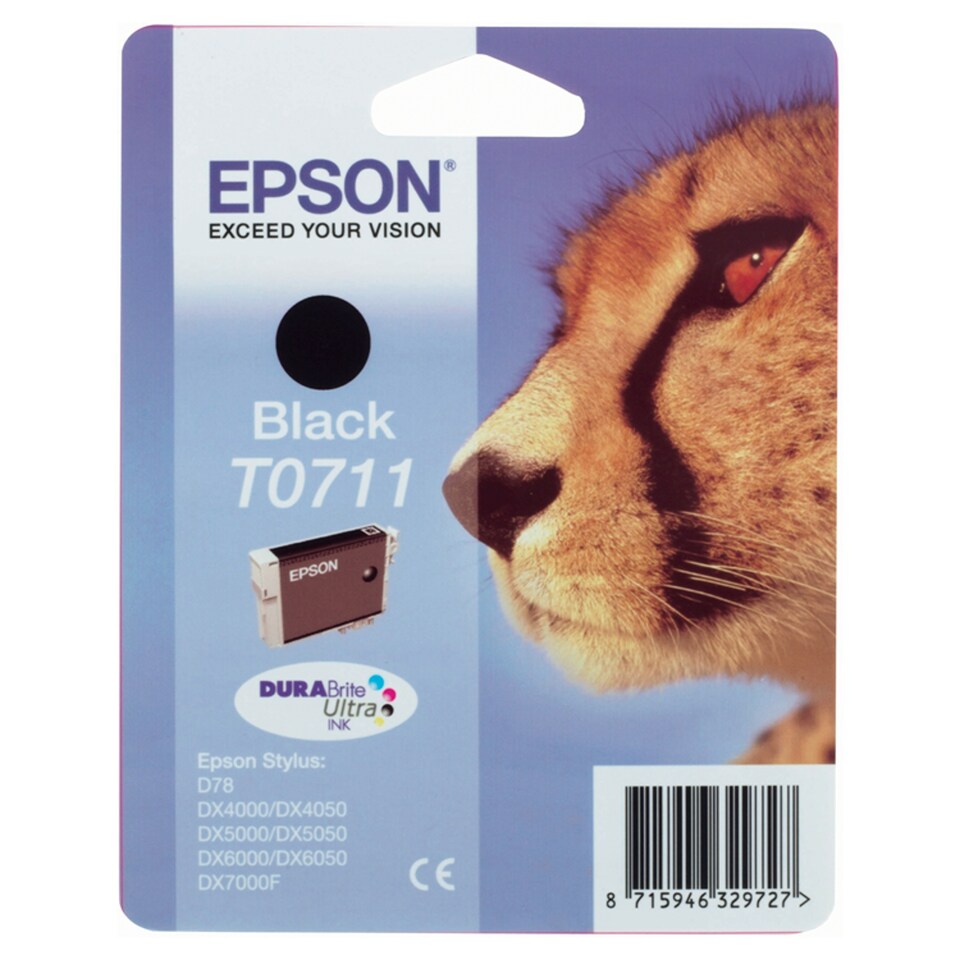 Epson Cheetah T0711blk Printer Ink Cartridge
