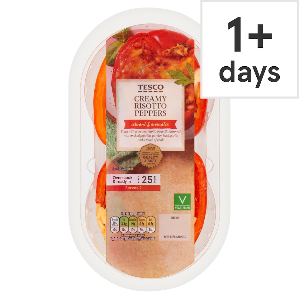 Tesco Fire Pit Stuffed Peppers 320g (c)