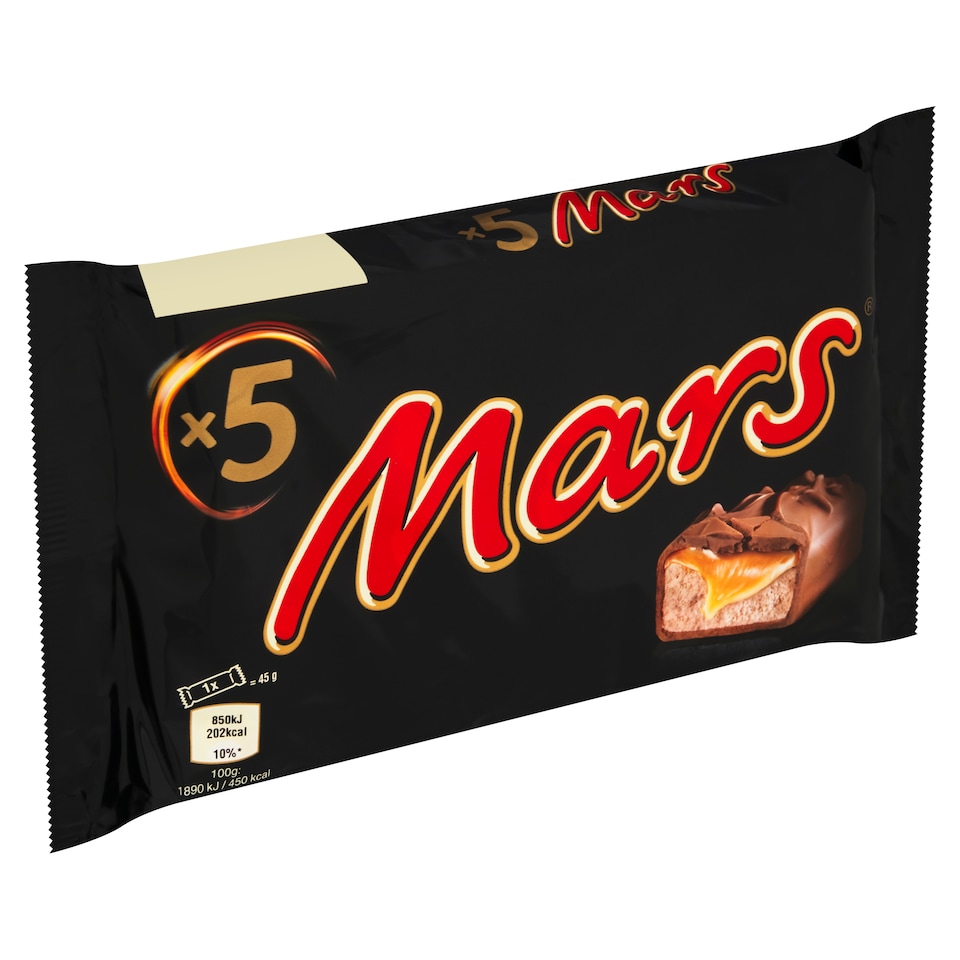 image 1 of Mars Milk Chocolate Filled with Nougat and Caramel 5 x 45g (225g)