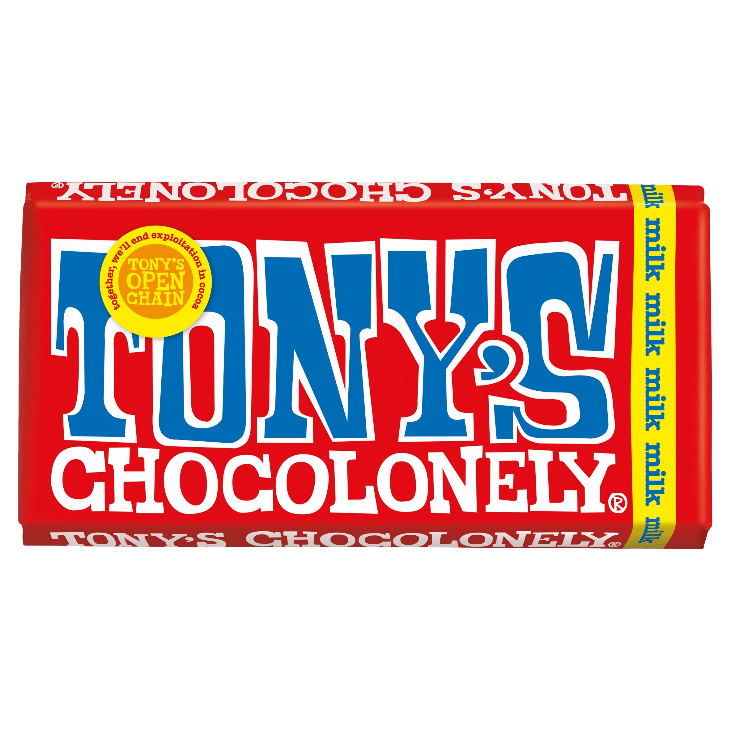 Tony's Chocolonely Milk Chocolate 180G
