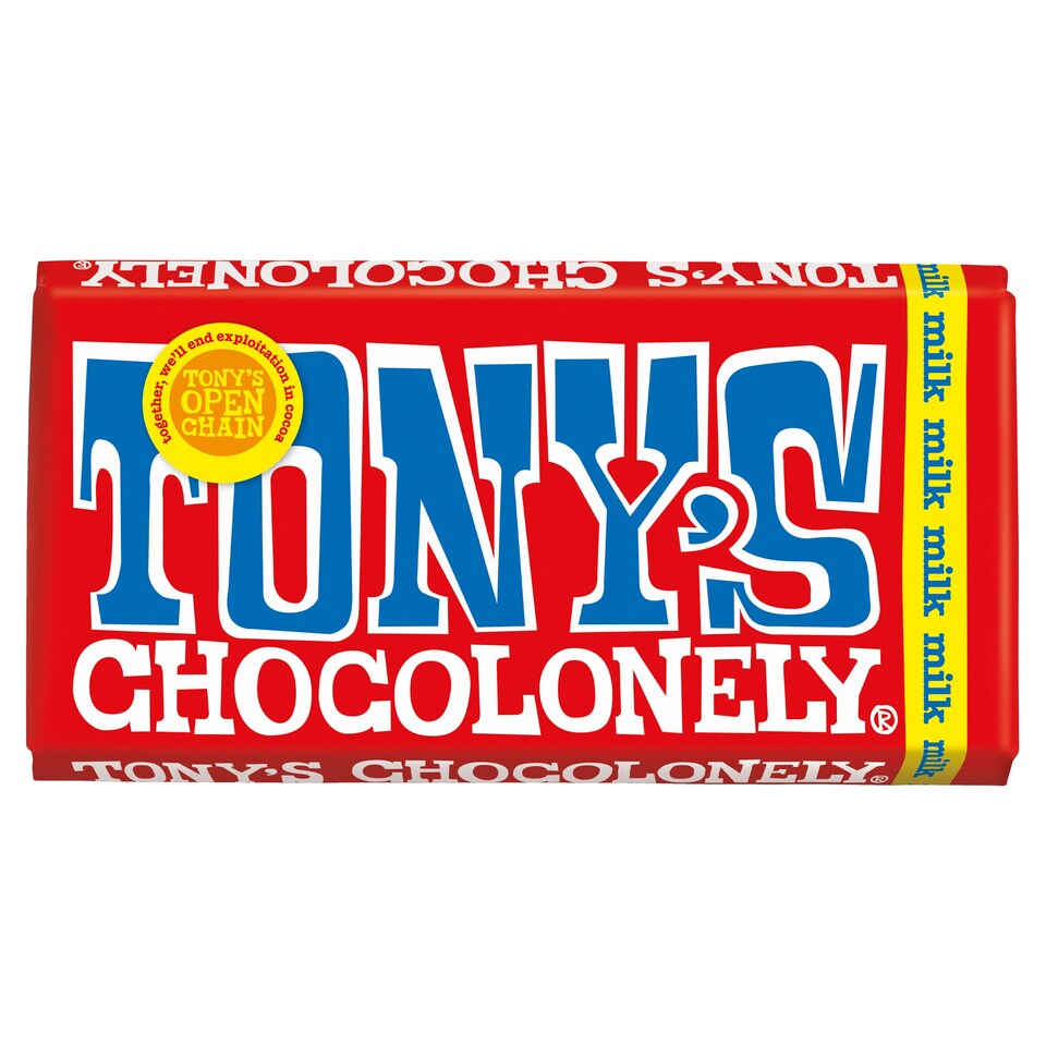 image 1 of Tony's Chocolonely Milk Chocolate 180G