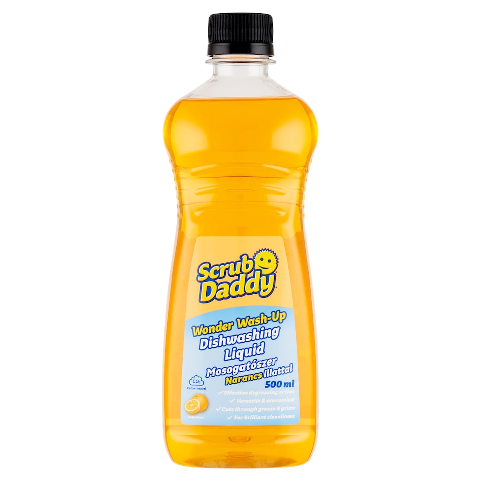 Scrub Daddy Wonder Wash-Up mosogatószer narancs illattal 500 ml