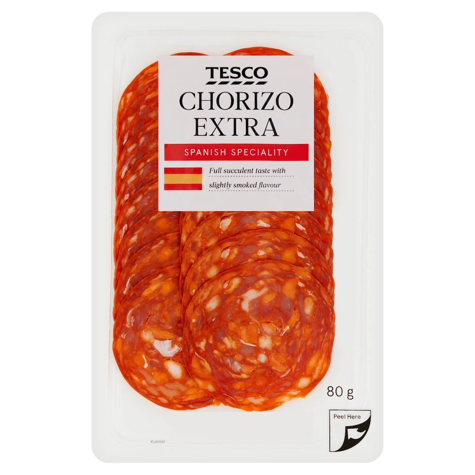 Tesco Chorizo salám 80g