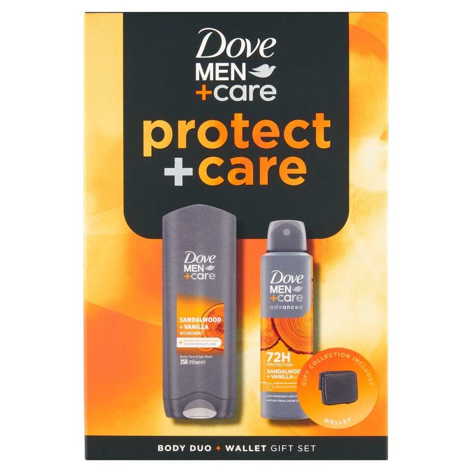 Obrázek 1 pro produkt Dove Men+Care Sandalwood & Vanilla dárková kazeta s peněženkou