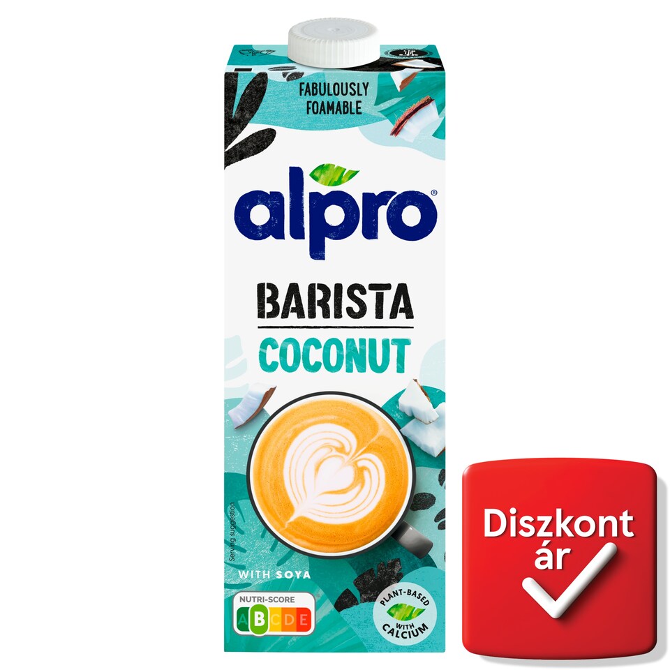 Alpro Barista kókuszital szójával, hozzáadott kalciummal 1 l 