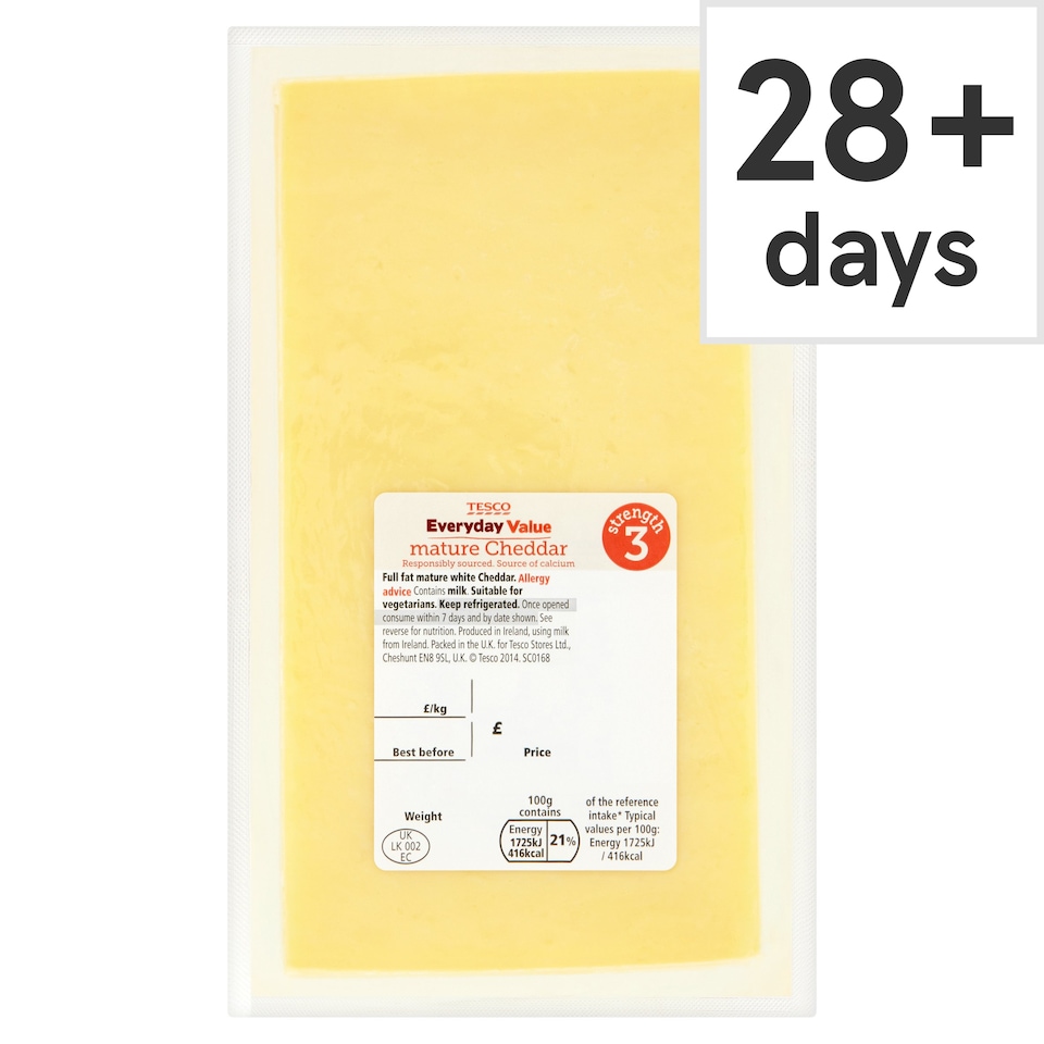 Tesco Everyday Value Full Flavour Cheese