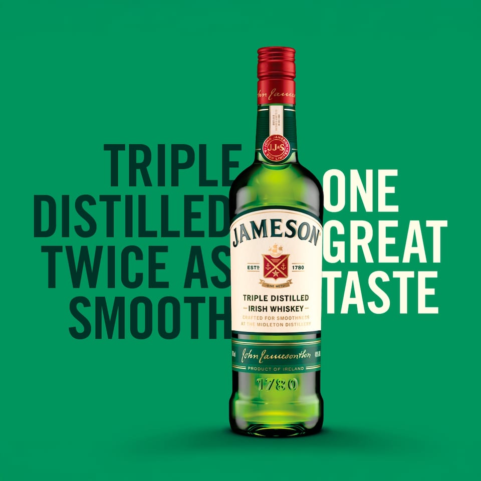 image 1 of Jameson Triple Distilled Irish Whiskey 700ml
