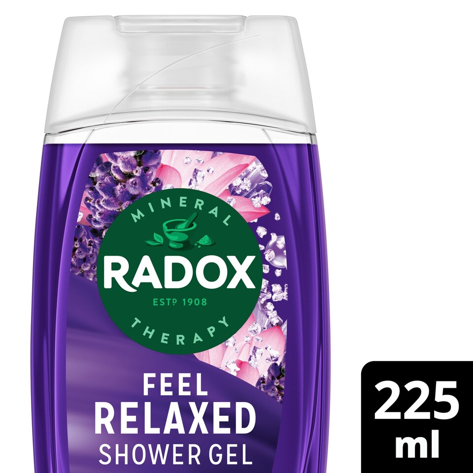 image 1 of Radox Lavender Feel Relaxed Shower Gel Body Wash 225ml