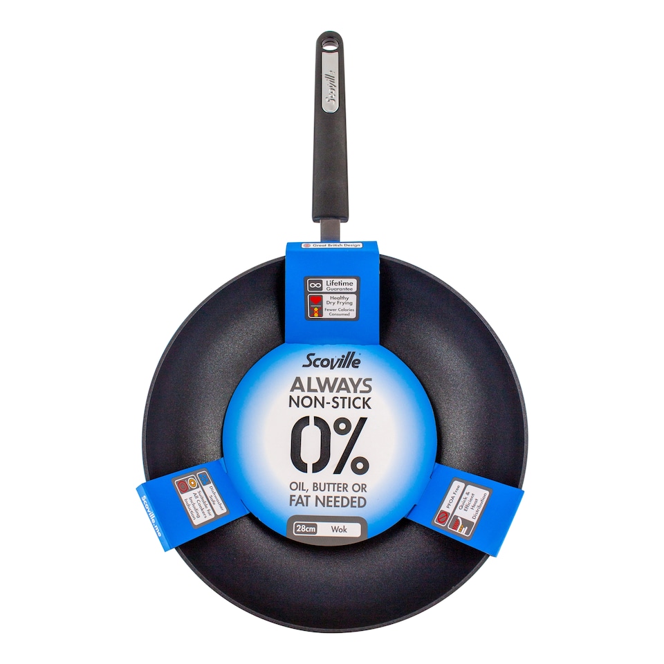 image 1 of Scoville Non Stick Wok 28Cm