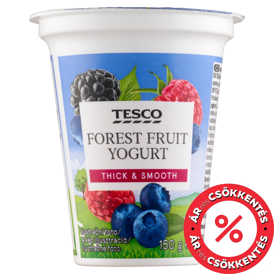 Tesco erdei gyümölcsös joghurt 150 g