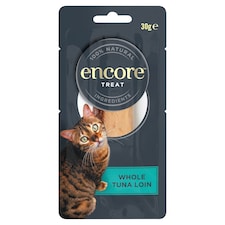 Encore Natural Cat Treat Whole Tuna Loin Pouch 30g