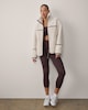 image 3 of F&F Active OUTDOOR Borg Textured Zip Up Jacket in Cream