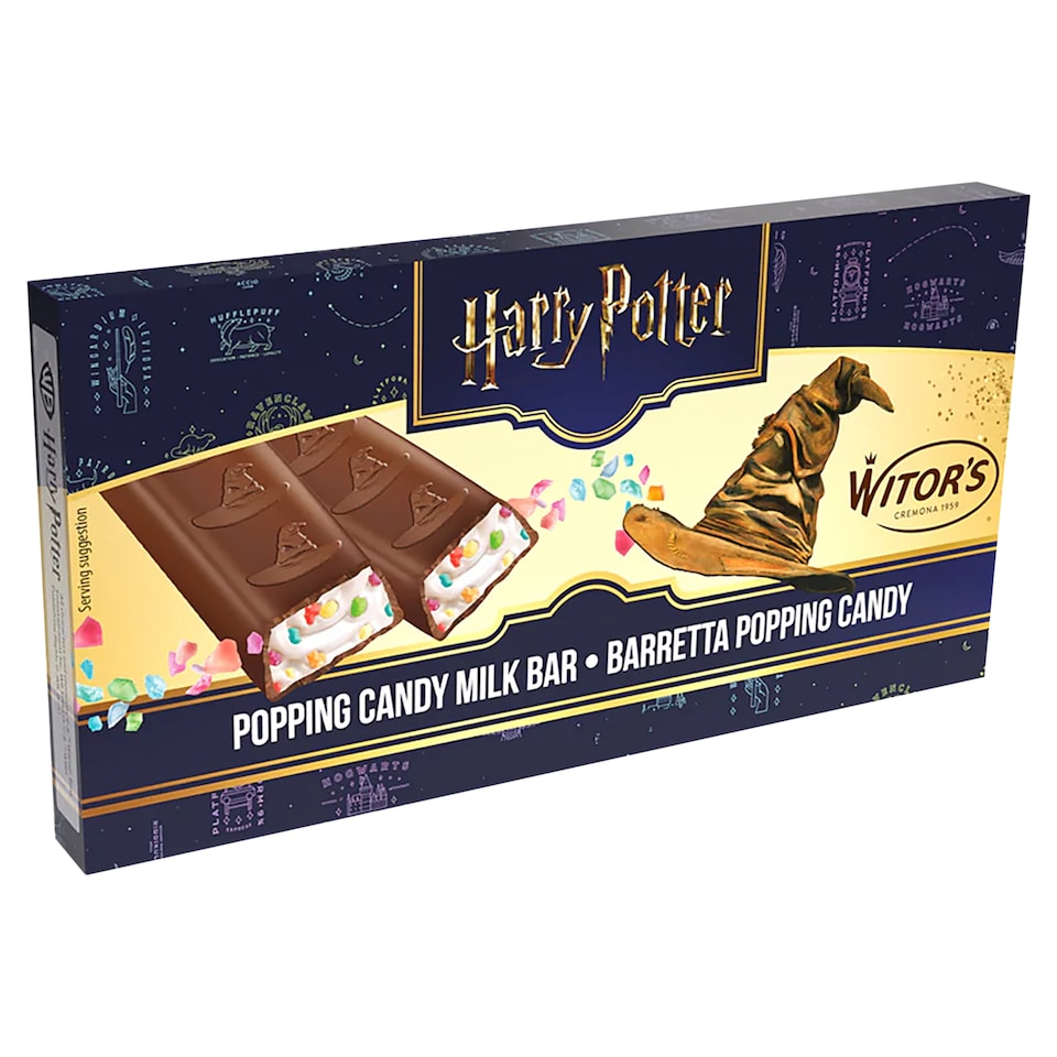 Harry Potter Milk Chocolate with Creamy Milk Filling and Popping Candy 100 g