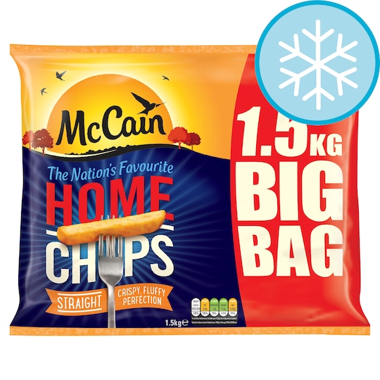 Mccain Home Chips 1.5Kg Tesco Groceries
