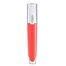 L'Oreal Paris Rouge Signature Plumping Sheer Pink/Peach Lip Gloss 410 Inflate 7Ml
