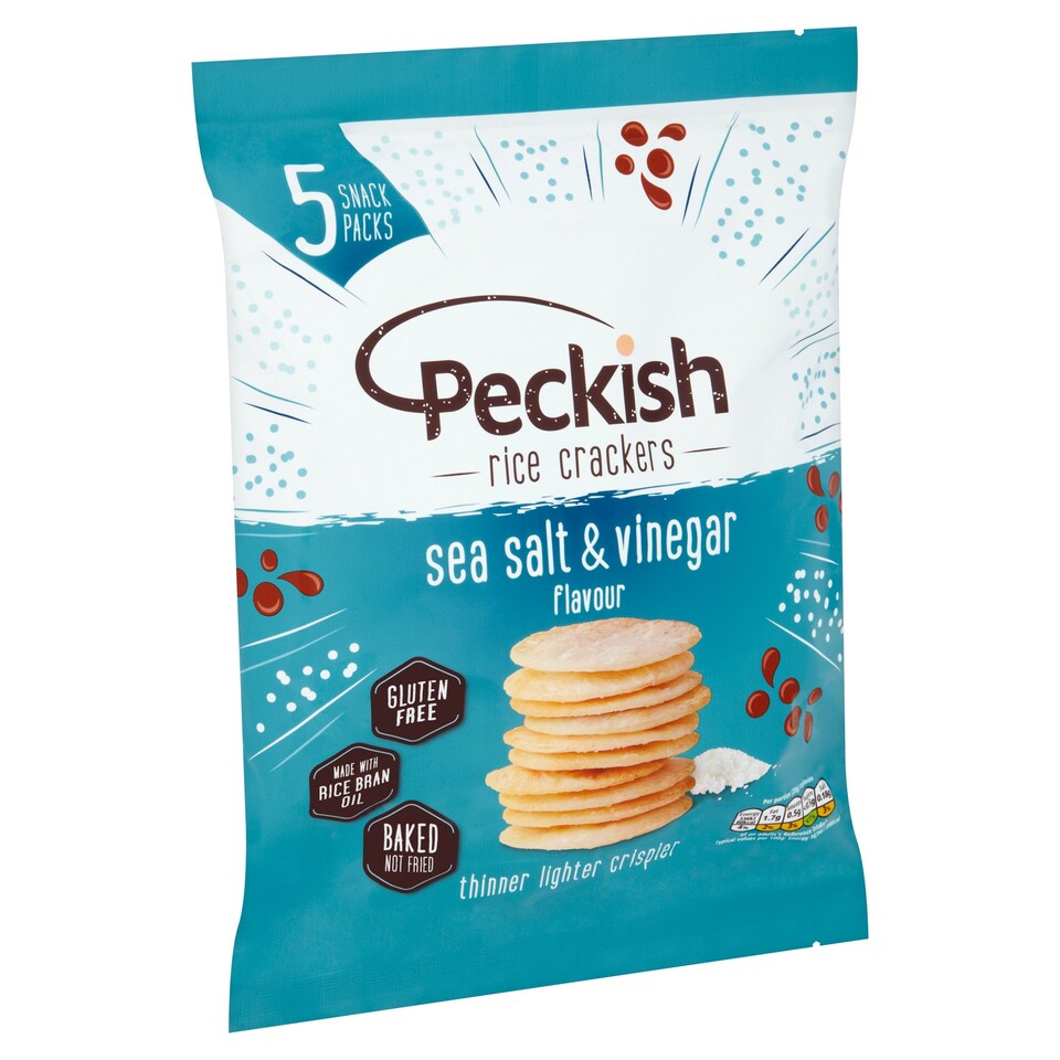 image 1 of PECKISH SALT & VINEGAR MULTI PACK 5X20G
