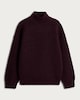 image 4 of F&F Knitted Turtle Neck Jumper in Burgundy