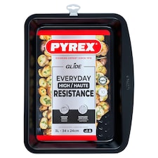 Pyrex Glide Rectangular Roaster 34CM