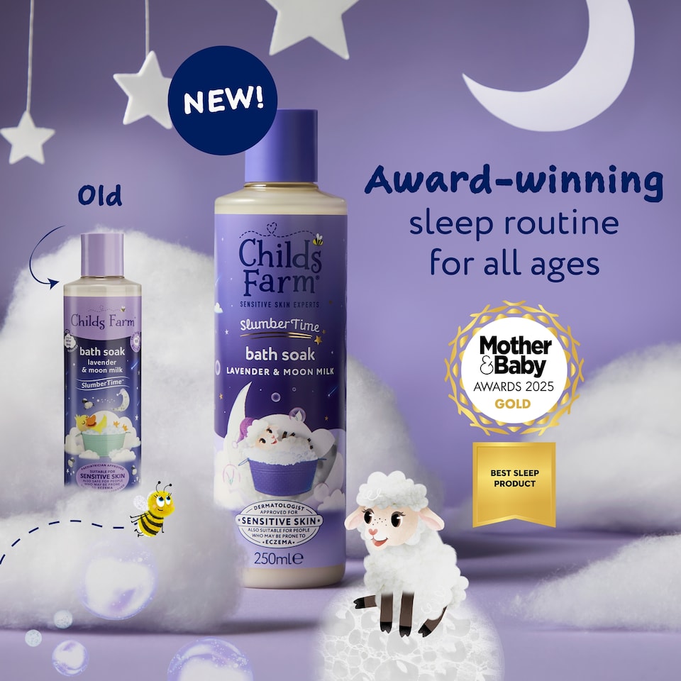 image 1 of Childs Farm SlumberTime Bath Soak Lavender & Moon Milk 250ml
