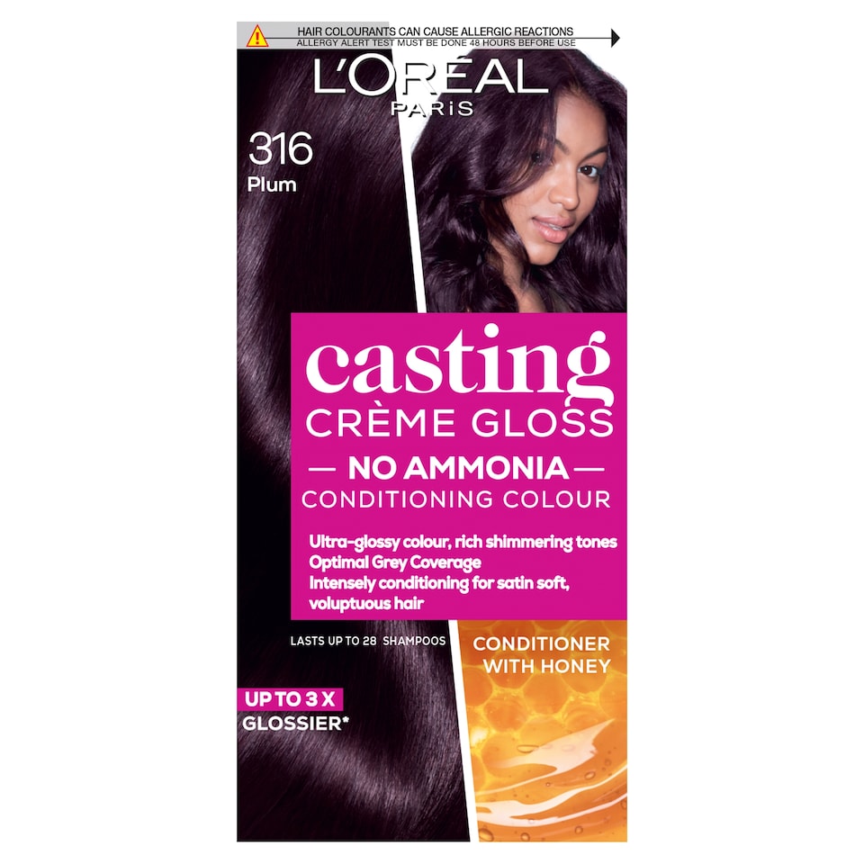 image 1 of L'Oreal Paris Casting Creme Gloss 316 Plum Semi-Permanent Hair Dye