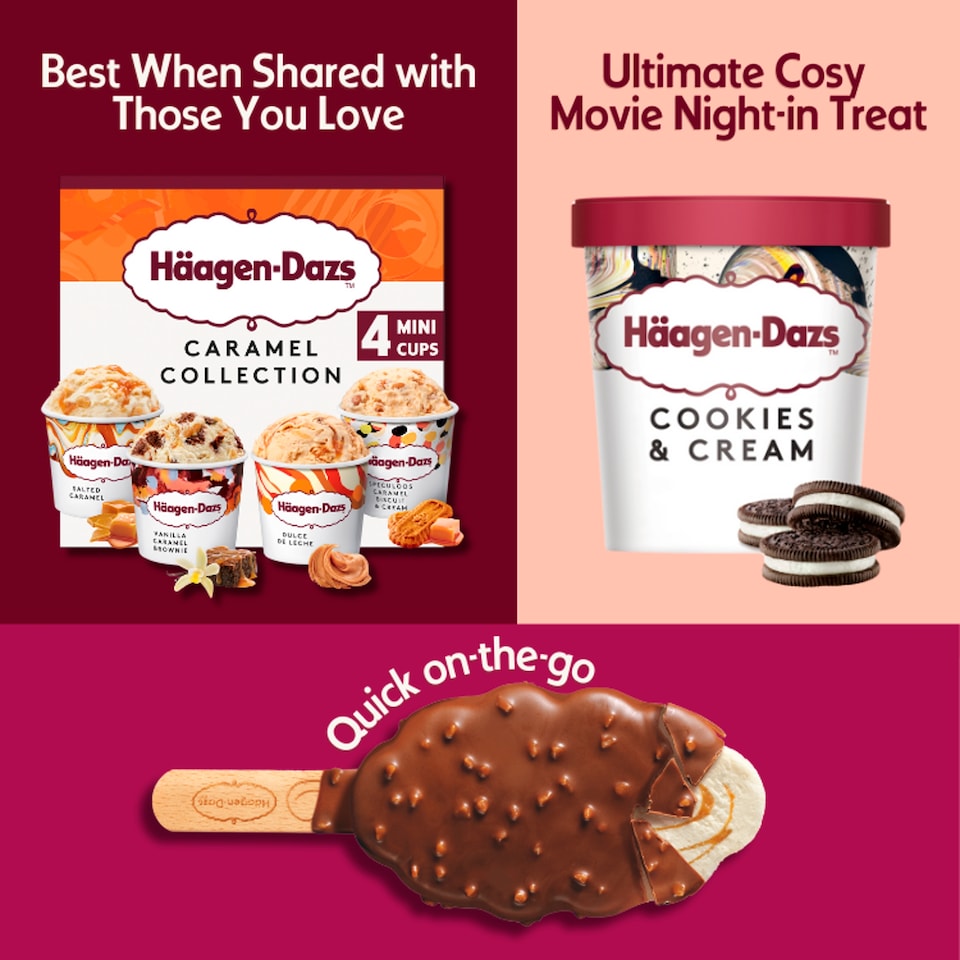image 1 of Haagen-Dazs Ice Cream - Cookies & Cream 460ml