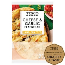 Tesco Cheese & Garlic Flatbread 230G
