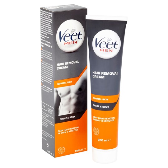 Veet For Men Hair Removal Gel Cream 200Ml Tesco Groceries