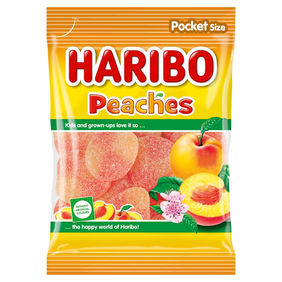 Haribo Peach-Flavored Jelly 80g