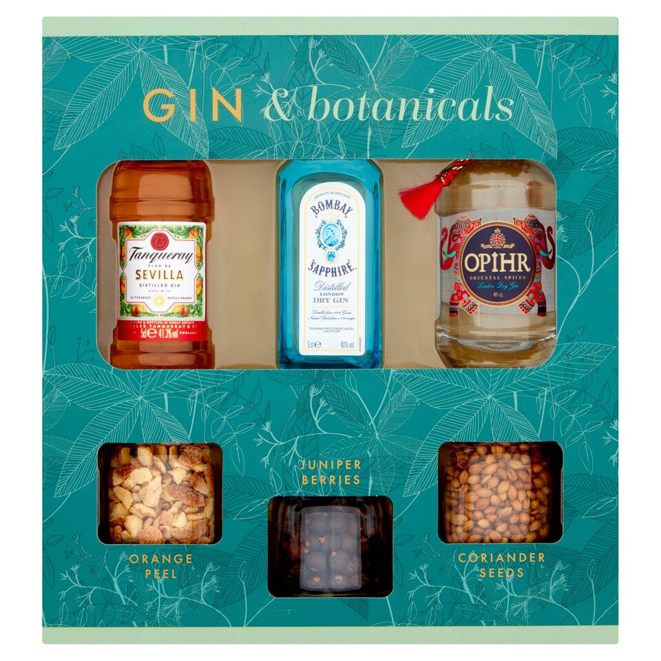 Gin & Botanicals Gift Set 5Clx3