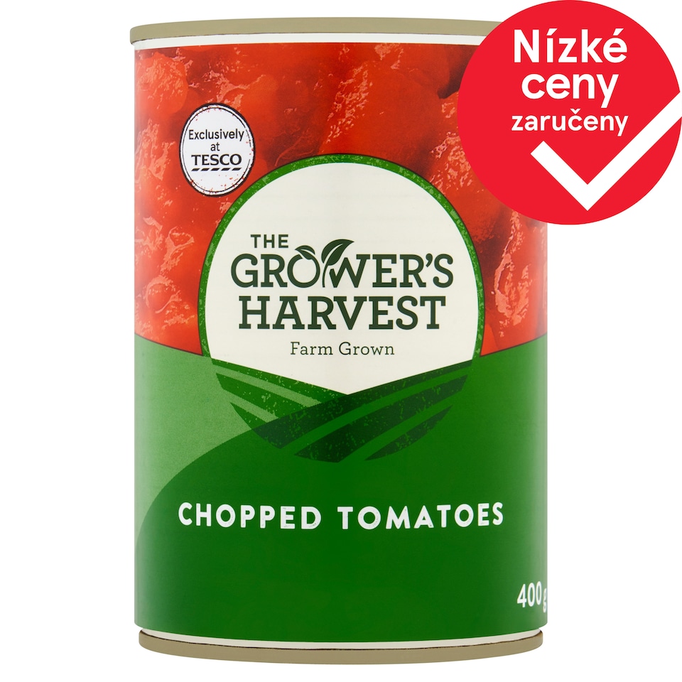 The Grower's Harvest Krájená rajčata v rajčatové šťávě 400g