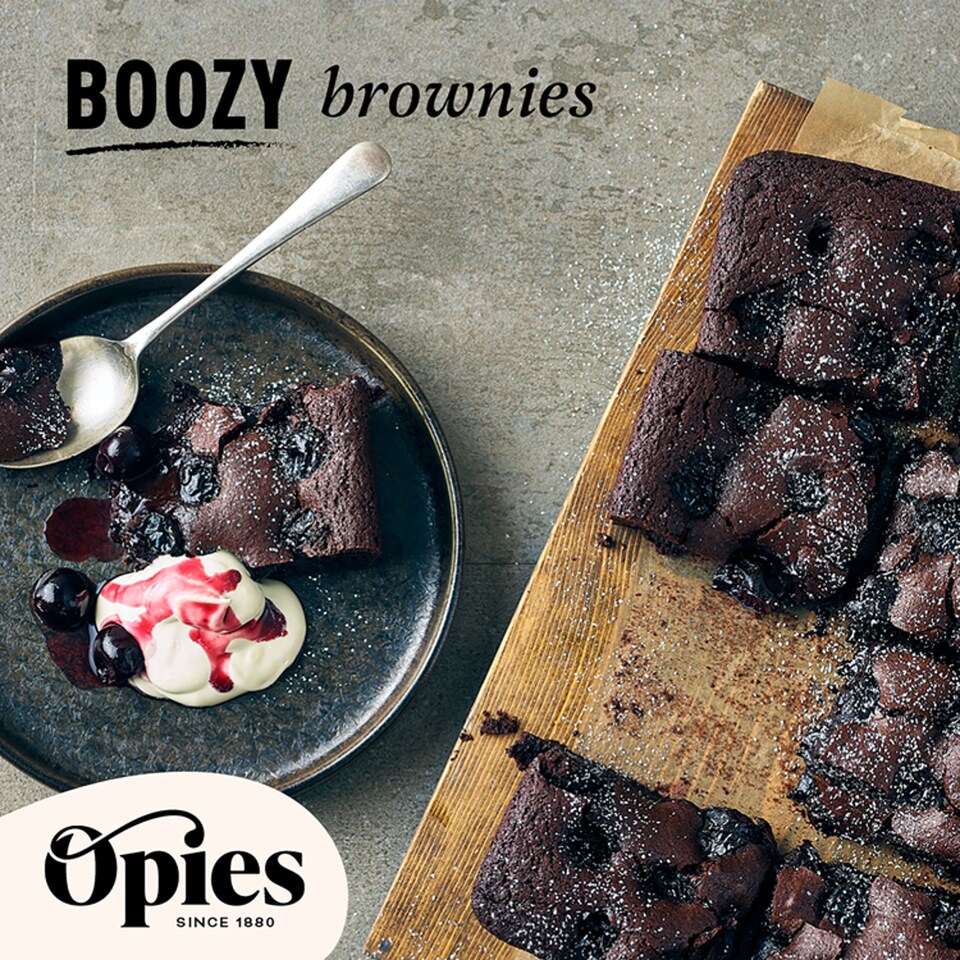 image 1 of Opies Black Cherries With Kirsch 370G