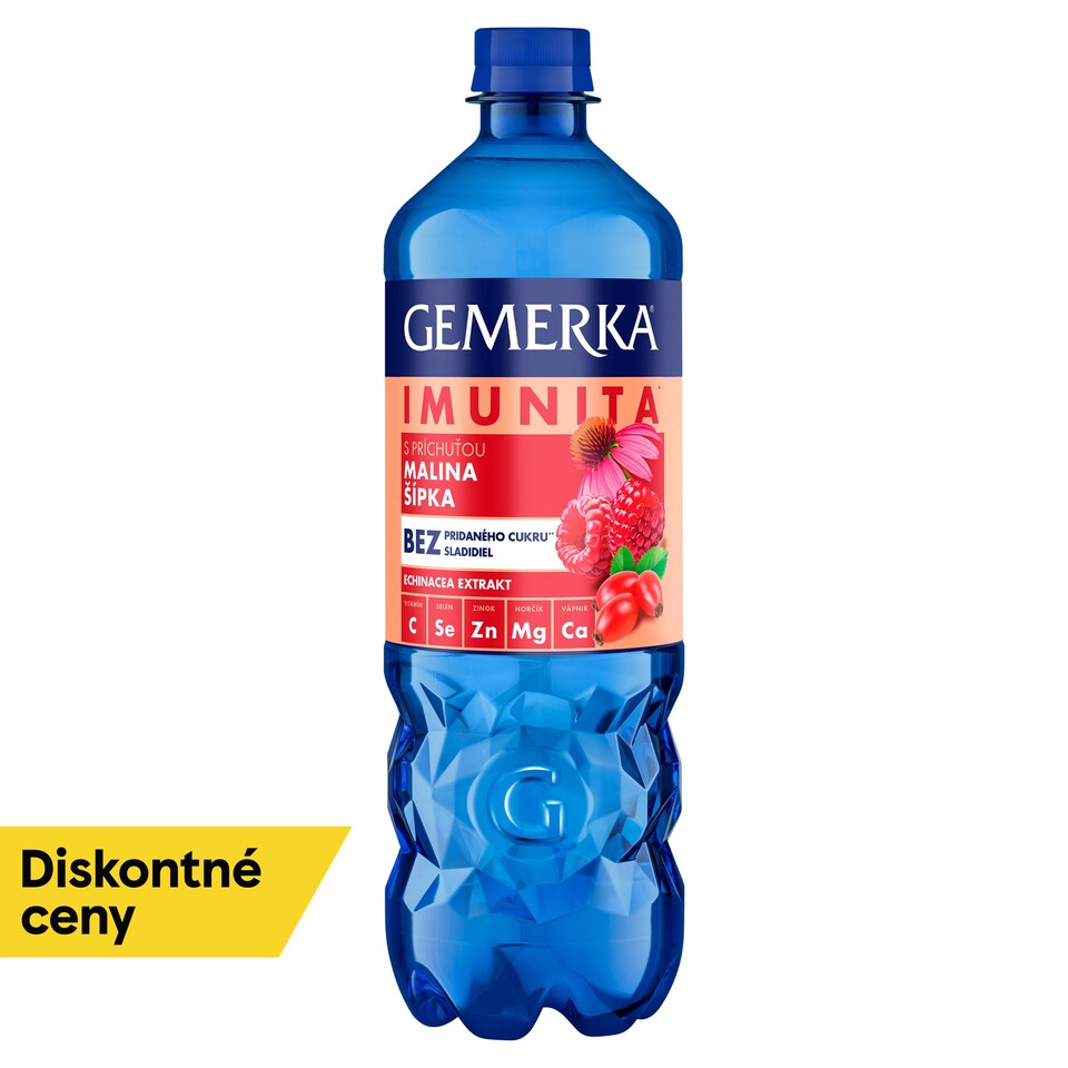Gemerka Imunita s príchuťou malina, šípka 0,75 l