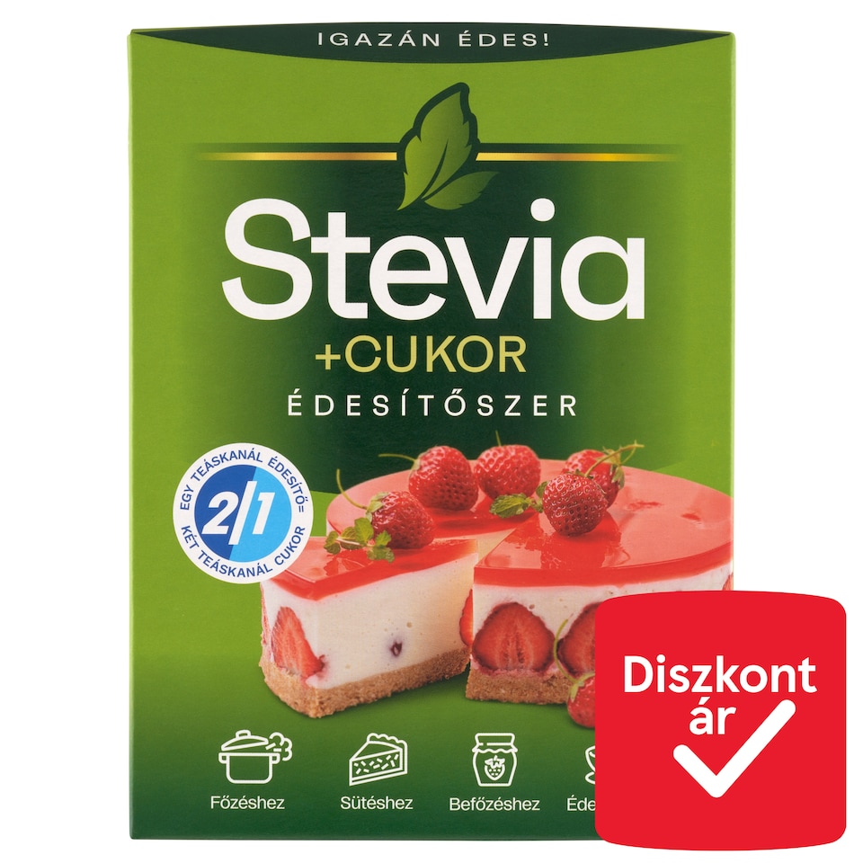 Politur stevia + cukor édesítőszer 500 g