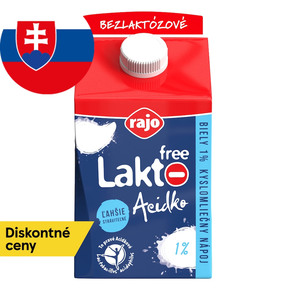 image 1 of Rajo Lakto Free Acidko White 1% Sour Milk Drink 450 g