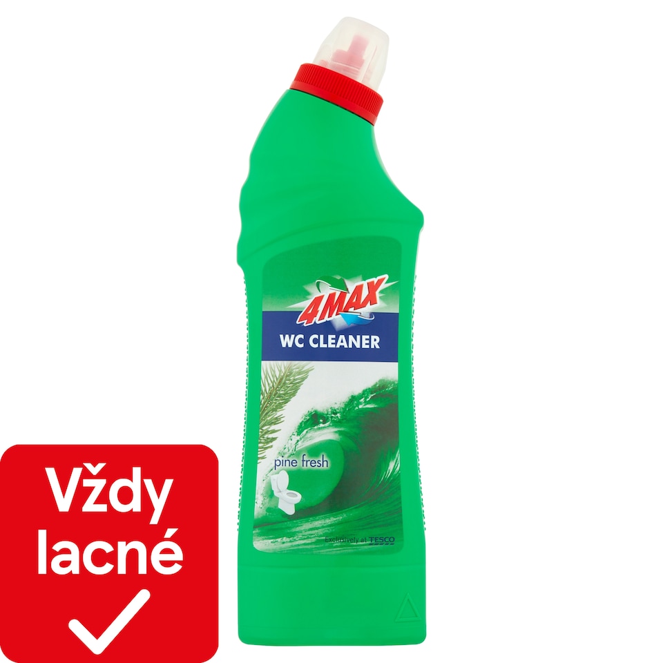 4MAX Pine Fresh čistiaci prostriedok na WC 750 ml
