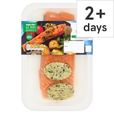 Tesco Pesto Salmon Fillets 230G