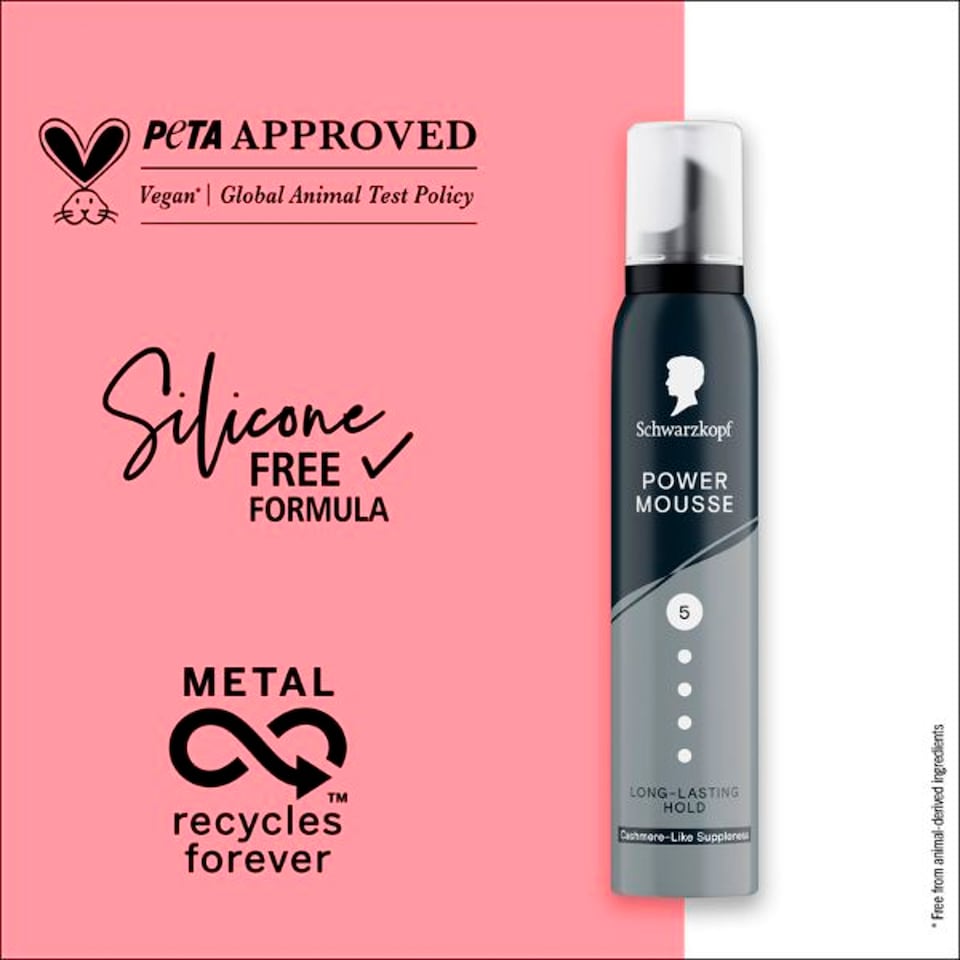 image 1 of Schwarzkopf Power Mousse Cashmere-Like Suppleness 200ml