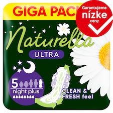 Naturella Ultra Night Plus vložky s krídelkami veľkosť 5 24 ks