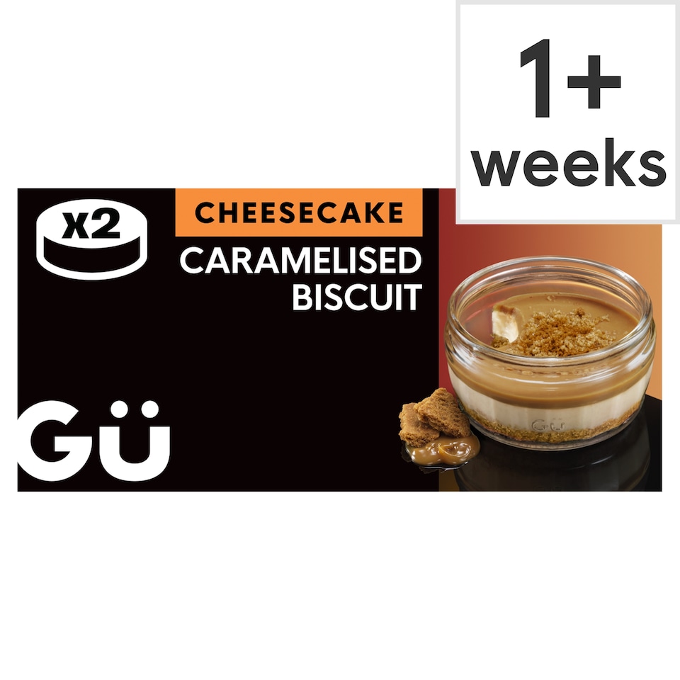 image 1 of Gü Caramelised Biscuit Cheesecake Dessert 2x82g