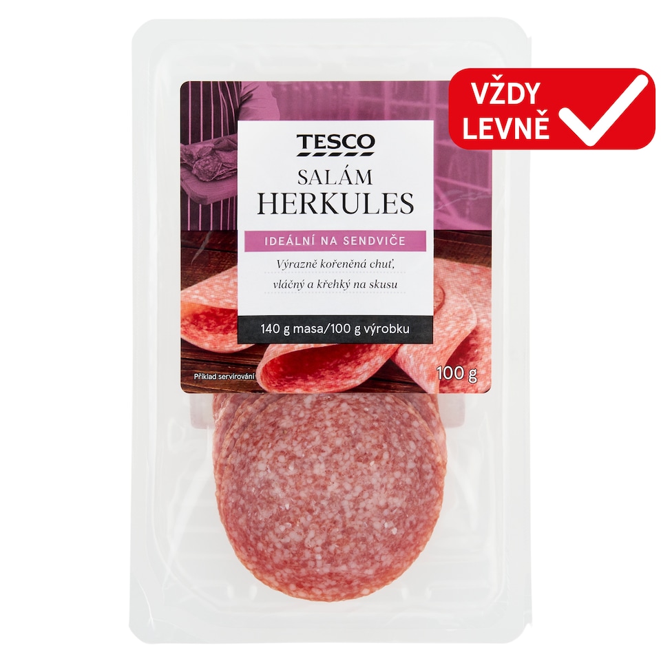 Tesco Herkules Salami 100g