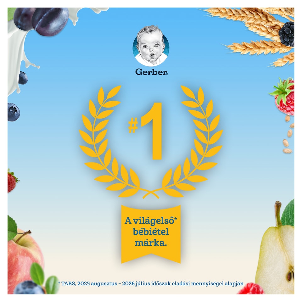 image 1 of Gerber Pear-Plum Fruit Puree for 6 Months+ 90 g