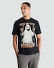 image 1 of F&F Pure Cotton Crew Neck Booza T-Shirt in Black