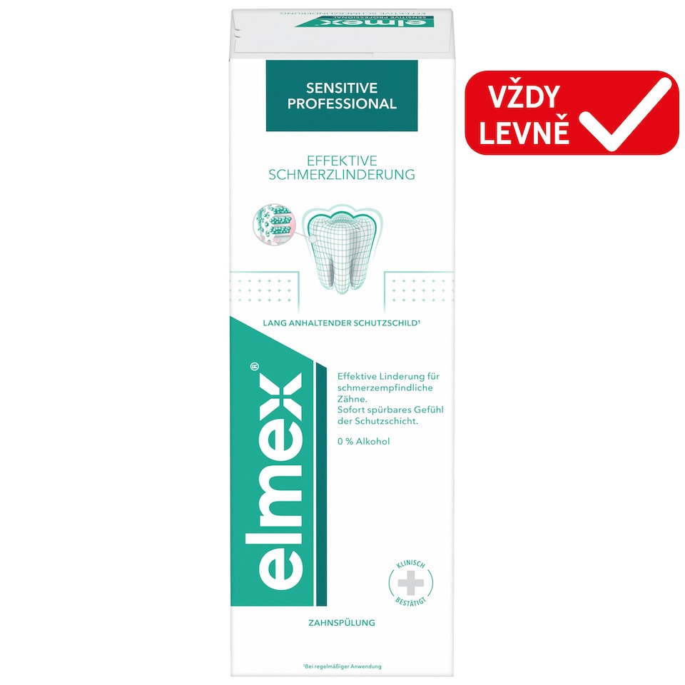 Obrázek 1 pro produkt elmex® SENSITIVE PROFESSIONAL™ ústní voda 400 ml