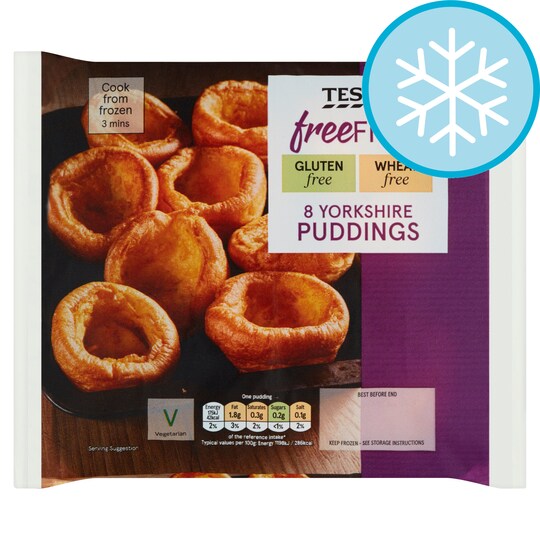 Yorkshire Pudding For 2 >> Tesco Free From 8 Yorkshire Puddings 124g Yorkshire Pudding For 2 >> Tesco Free From 8 Yorkshire Puddings 124g