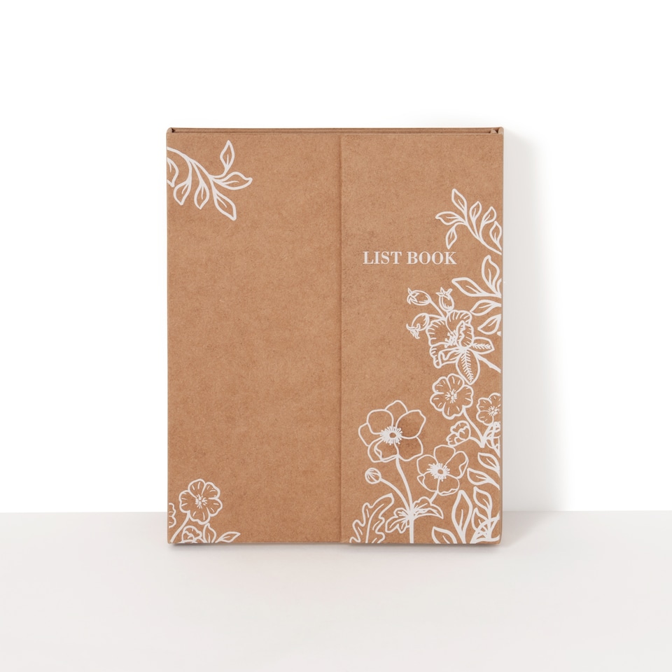 image 1 of Paperchase Full Bloom List Book