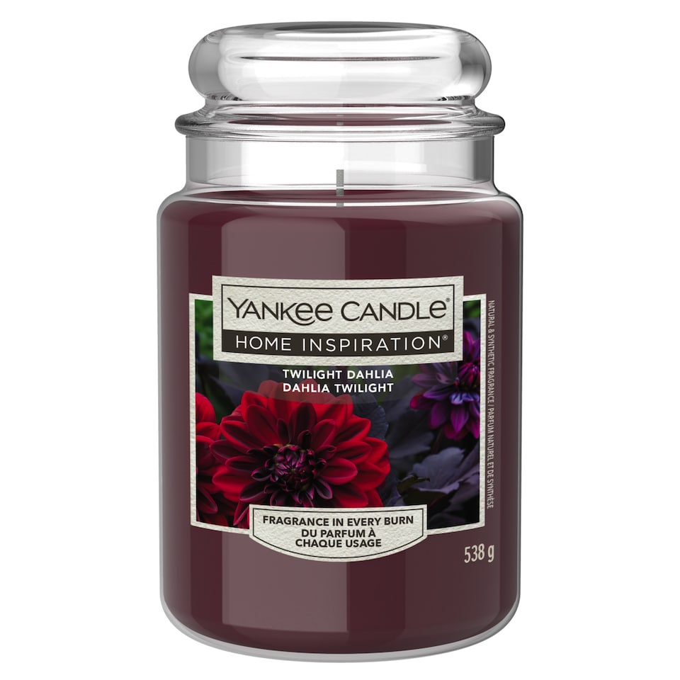 Yankee Twilight Dahlia Candle Large Jar 538g