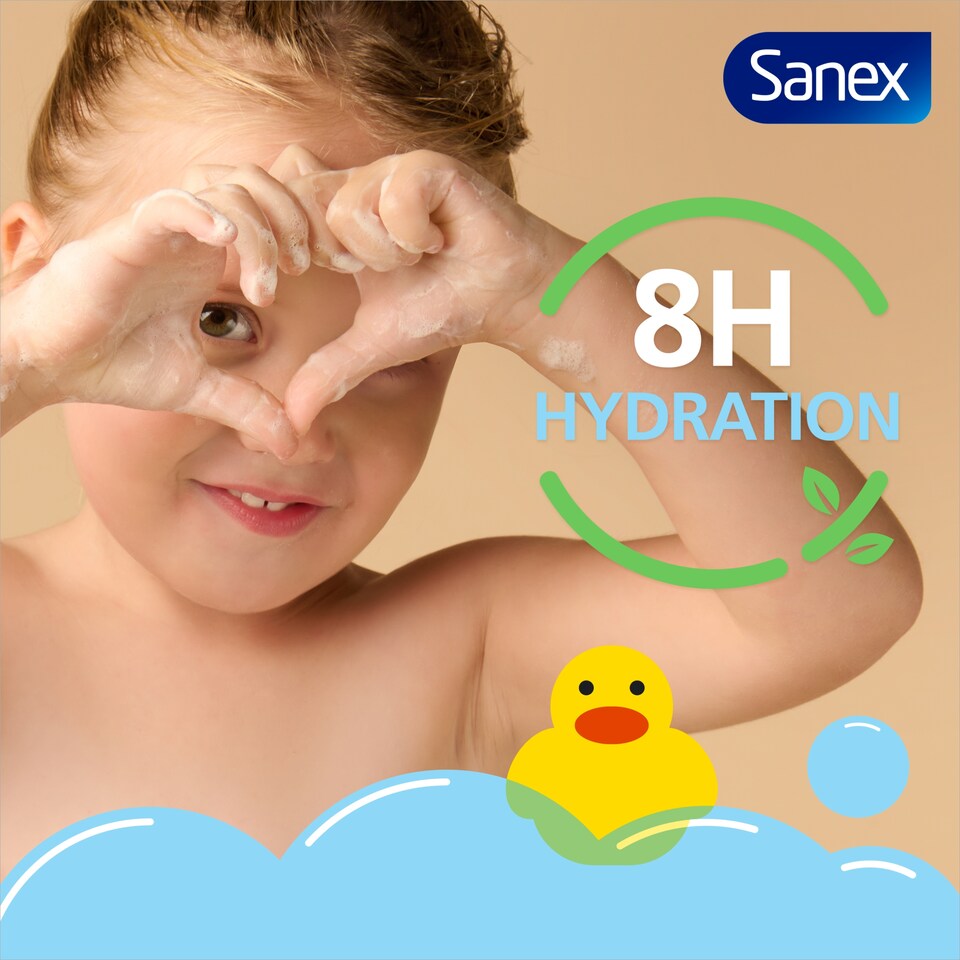 image 1 of Sanex Zero % Kids Head To Toe Body Wash 450Ml