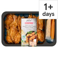 Tesco Finest Irish Corn Fed Mango & Coconut Loaded Chicken Wings 550g